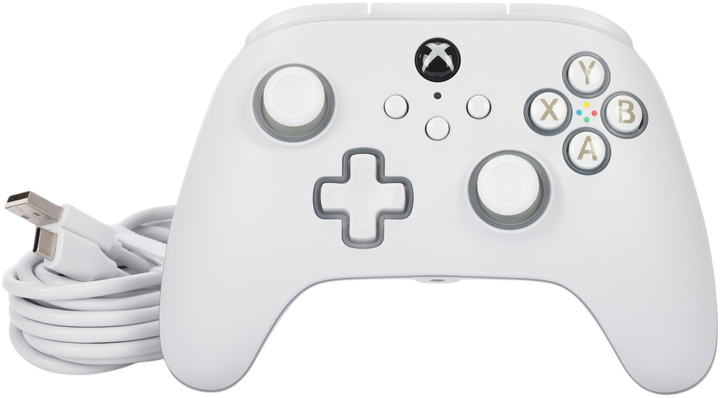 Kontroler PowerA Xbox X Advantage Wired Controller - White – Lumectra (0617885055713) - obraz 5