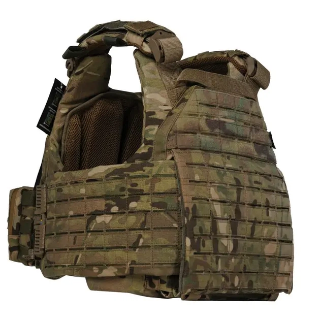 Плитоноска Warmor Gen.6. С системой быстрого сброса, для бронеплит размером 25х30 см. Цвет Мультикам - изображение 5
