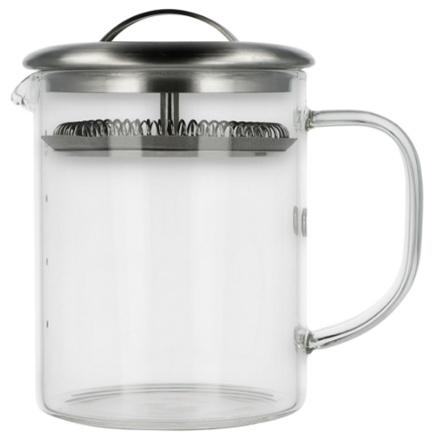 Глечик з заварником Paper & Tea Cylinder Pot скляний 400 мл (4055743012335) - зображення 1