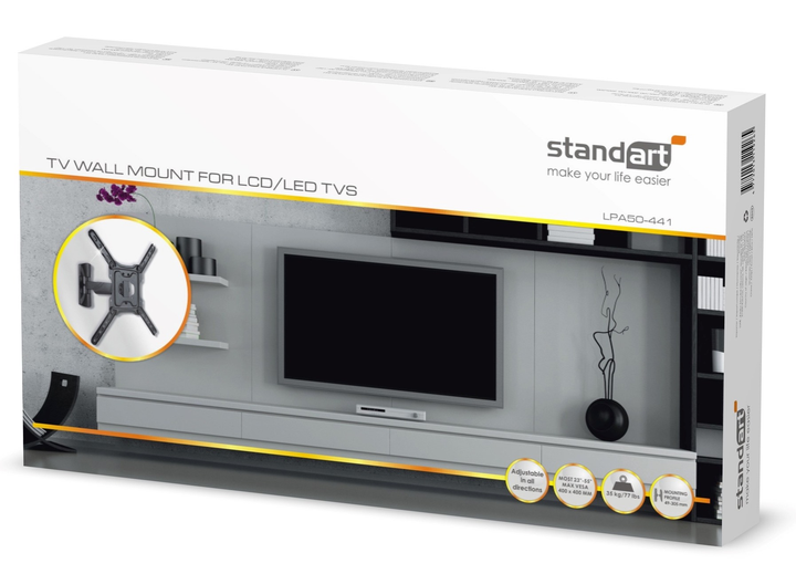 Кронштейн для телевізора Standard 23-55″ 35 кг LPA50-441 (4772013119265) - зображення 1