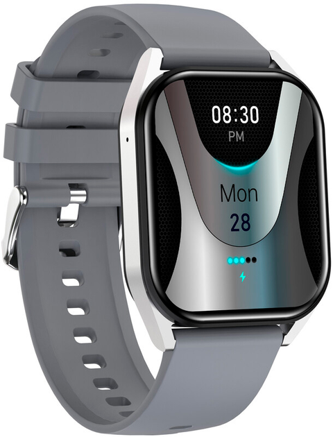 Smartwatch 85176200Canyon Chatter SW-58 BT-CALL Silver Grey (CNS-SW58SS) - obraz 3