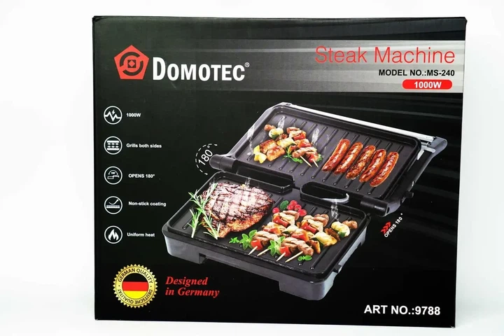Электрический контактный гриль Domotec MS-240 1000 Вт для кухни 9788 - изображение 9