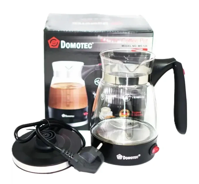 Электрическая турка Domotec MS-128 кофеварка 0.5 л 600 Вт черная