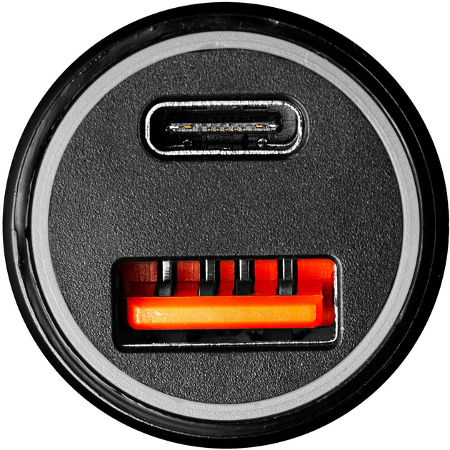 Автомобільний зарядний пристрій Akyga USB-A + USB-C PD 36 Вт Black (AK-CH-16) - зображення 5