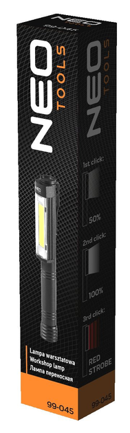 Lampa inspekcyjna bateryjna NEO TOOLS COB 99-045 400 lm (5907558452365) - obraz 5