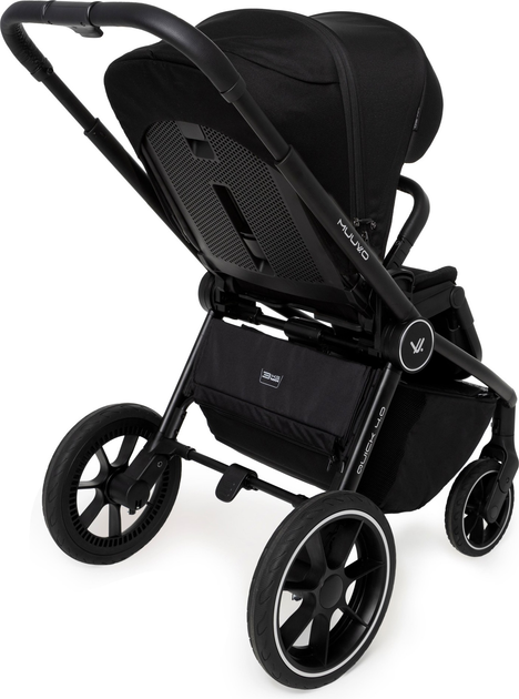 Wózek spacerowy połączony Muuvo Quick 2 w 1 4.0 Classic Black (5904261050338) - obraz 8