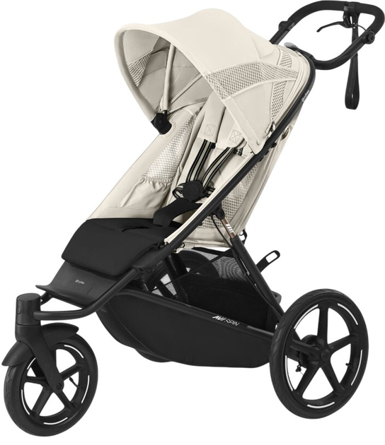 Wózek spacerowy sportowy Cybex Avi Spin Seashell Beige Gold (4063846472192) - obraz 1