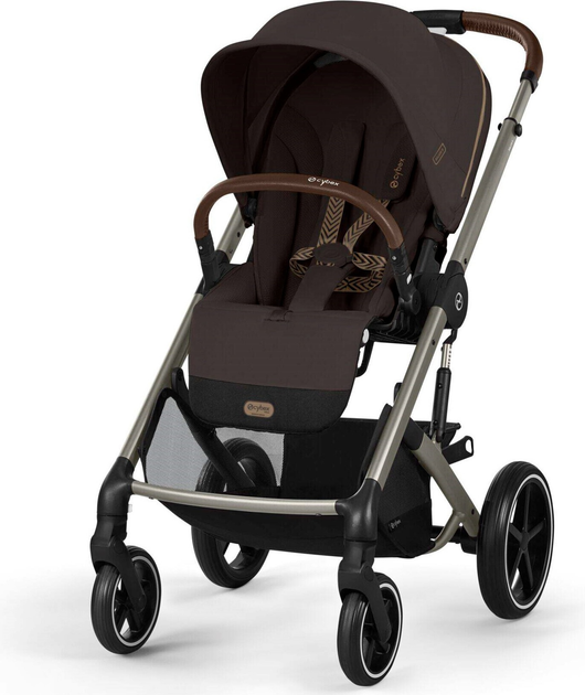Wózek spacerowy sportowy Cybex Balios S Lux TPE Chocolate Brown Gold (4063846511259) - obraz 1