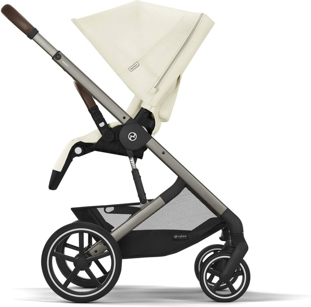 Wózek spacerowy sportowy Cybex Balios S Lux Seashell Beige Gold 2024 (4063846476305) - obraz 5