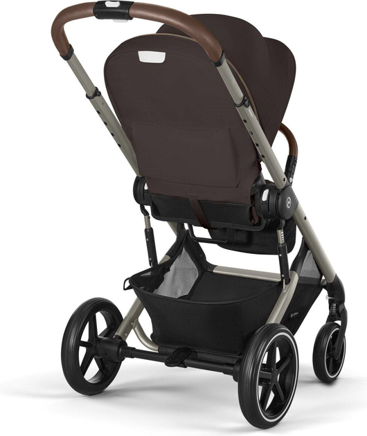 Wózek spacerowy sportowy Cybex Balios S Lux TPE Chocolate Brown Gold (4063846511259) - obraz 5