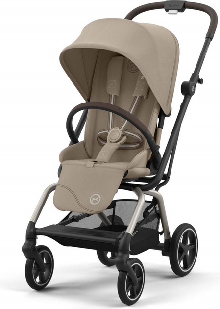 Wózek spacerowy sportowy Cybex Eezy S Twist+ 2 TPE Almond Beige Gold (4063846450527) - obraz 2