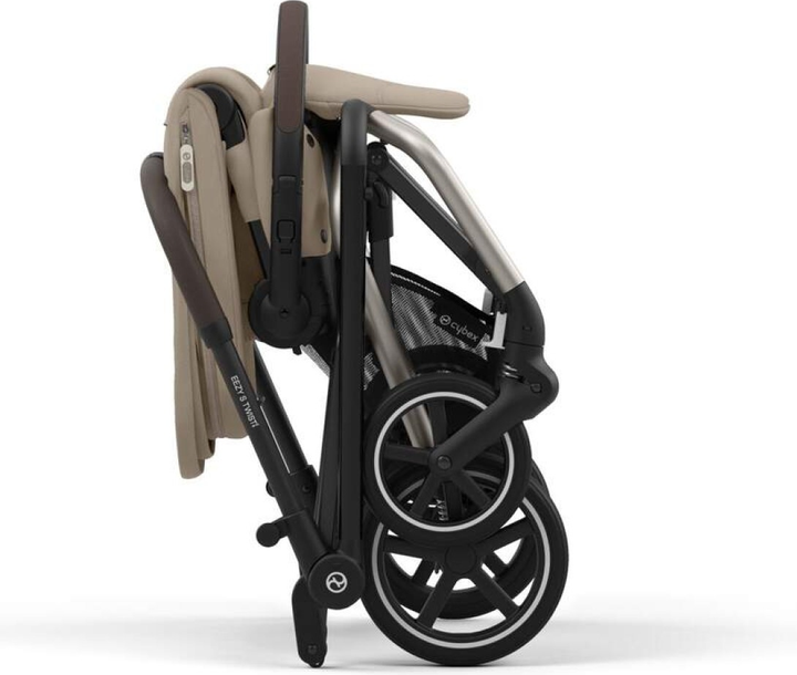 Wózek spacerowy sportowy Cybex Eezy S Twist+ 2 TPE Almond Beige Gold (4063846450527) - obraz 5