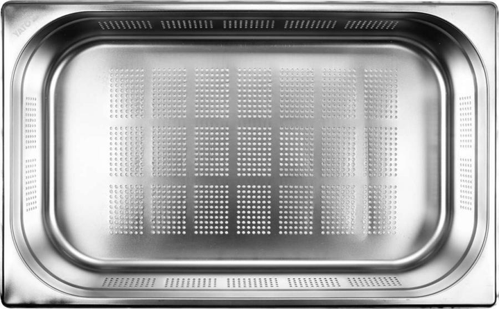 Pojemnik gastronomiczny Yato GN 1/1 perforowany 53x32.5x10 cm (5906083861680) - obraz 2