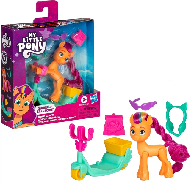 Zestaw do zabawy Hasbro MLP Mój mały kucyk Opowiedz swoją historię Hulajnoga na kółkach (F8725_F8737) - obraz 4