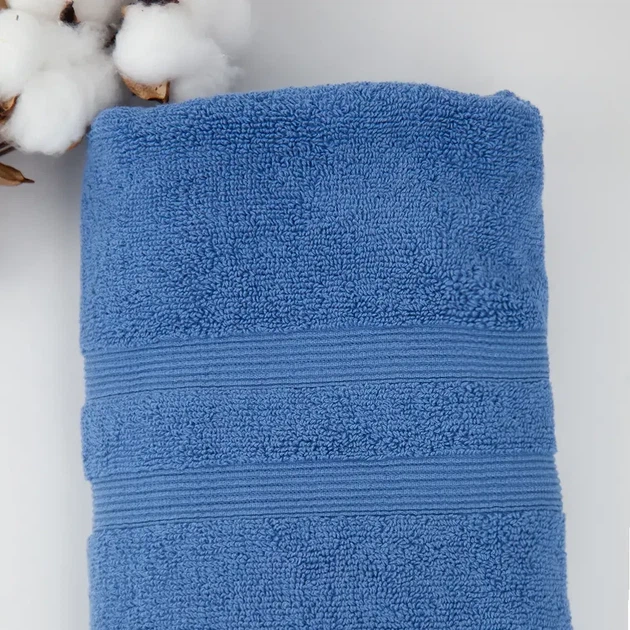 Полотенце "Tender Touch" Blue, 70x140 - изображение 4