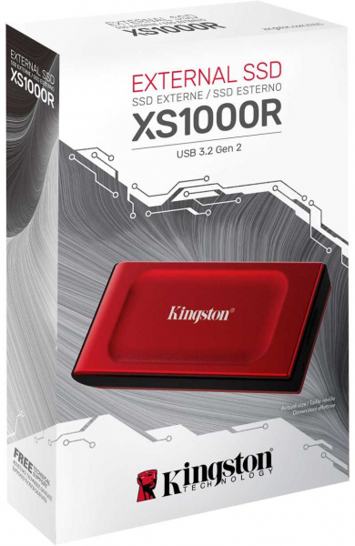 SSD накопичувач Kingston xs1000 1tb usb 3.2 Gen 2 Type-C (sxs1000r/1000g) - Фото 5 SSD накопичувач Kingston xs1000 1tb usb 3.2 Gen 2 Type-C (sxs1000r/1000g) - зображення 5
