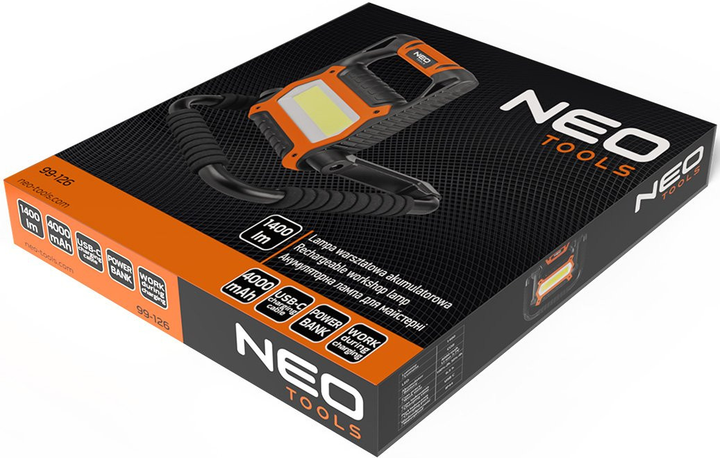 Лампа акумуляторна NEO TOOLS 99-126 для майстерні 1400 лм (5906692019540) - зображення 9