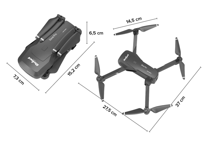 Квадрокоптер Rebel DOVE PRO ZAB0119 Чорний (5901890096171) - зображення 6