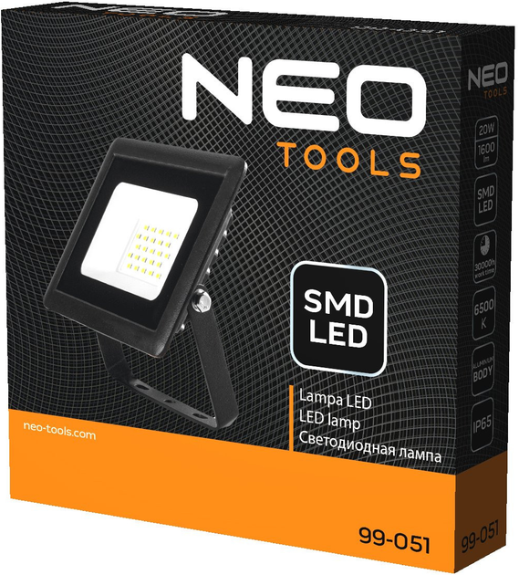 Reflektor LED NEO TOOLS 99-051 20W 1600 lm (5907558452488) - obraz 4