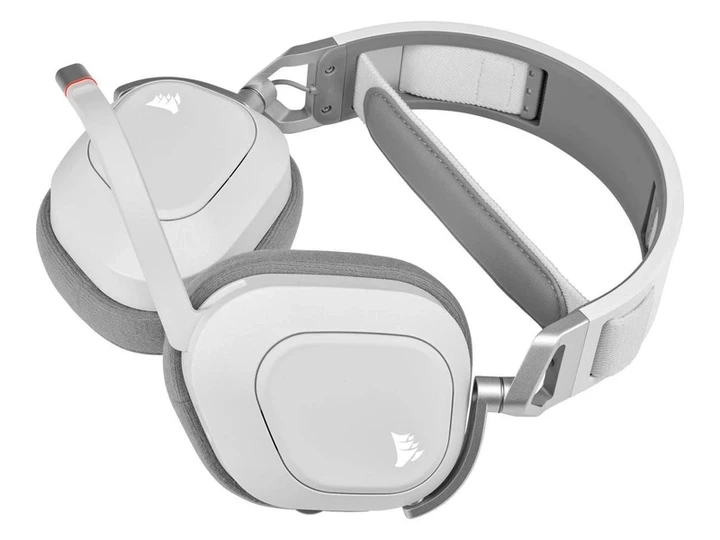 Навушники з мікрофоном Corsair HS80 RGB Wireless White (CA-9011236) - изображение 3