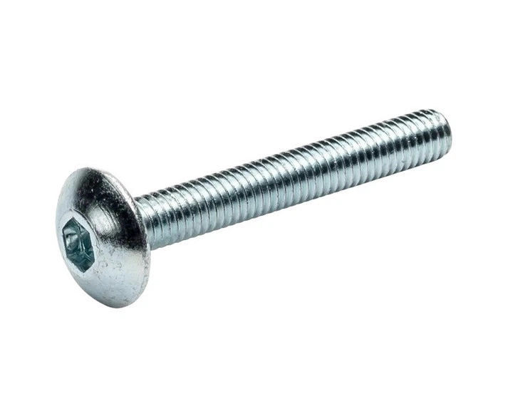 Iso Inbus Fastener Винт INBUS с полукруглой головкой ISO 7380 М5х40 Metalvis к. п. 10.9 ...
