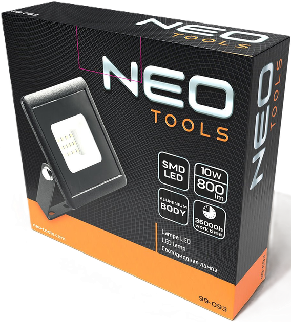Reflektor LED NEO TOOLS 99-093 10W 800 lm (5907558469547) - obraz 9