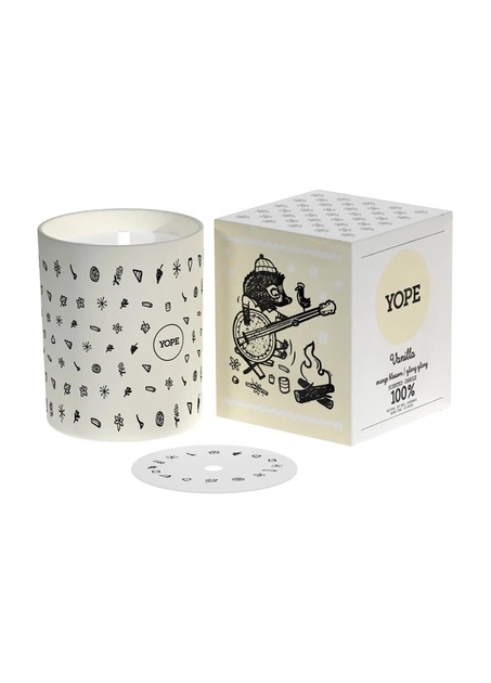 Свеча декоративная Yope ароматическая Vanilla 200 г (5900168901087) - Фото 1 Свеча декоративная Yope ароматическая Vanilla 200 г (5900168901087) - изображение 1