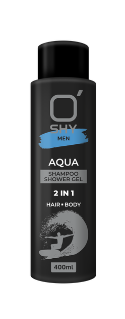 Шампунь-гель для душу O'Shy AQUA 2in1 men, 400 мл