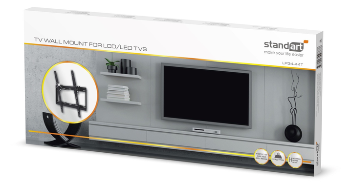 Кронштейн для телевізора Standard 32-55" 35 кг LP34-44T (4772013028888) - зображення 1