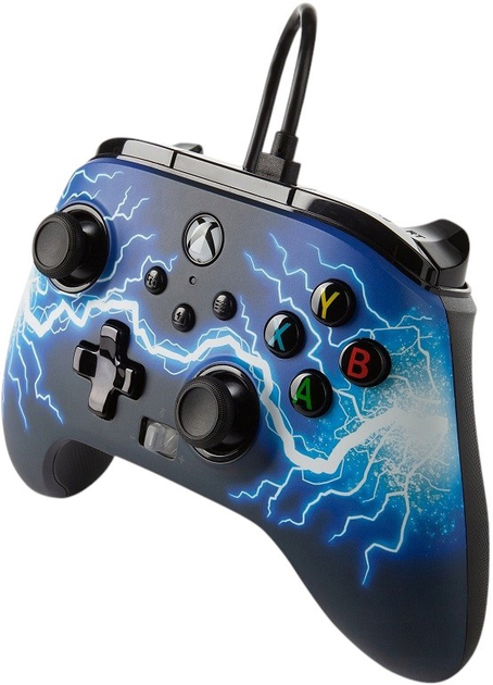 Kontroler PowerA Xbox Series X Enhanced Wired Controller - Arc Lightning (0617885026898) - obraz 3