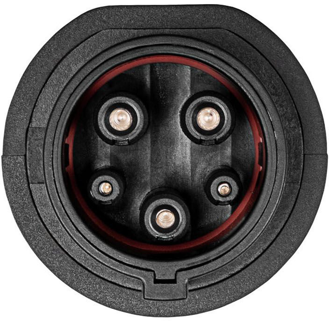 Adapter do ładowania samochodów elektrycznych Akyga Type2 / Type1 1-faza 32A 8kW (AK-SC-E08) - obraz 3