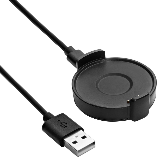 Kabel AKYGA do ładowania Mobvoi Ticwatch Pro 1 m Black (AK-SW-59) - obraz 2