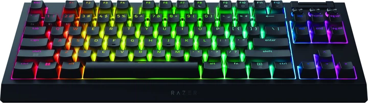 Клавіатура бездротова Razer BlackWidow V4 TKL Hyperspeed RGB Wireless/Bluetooth/USB Black (RZ03-05480100-R3M1) - зображення 4