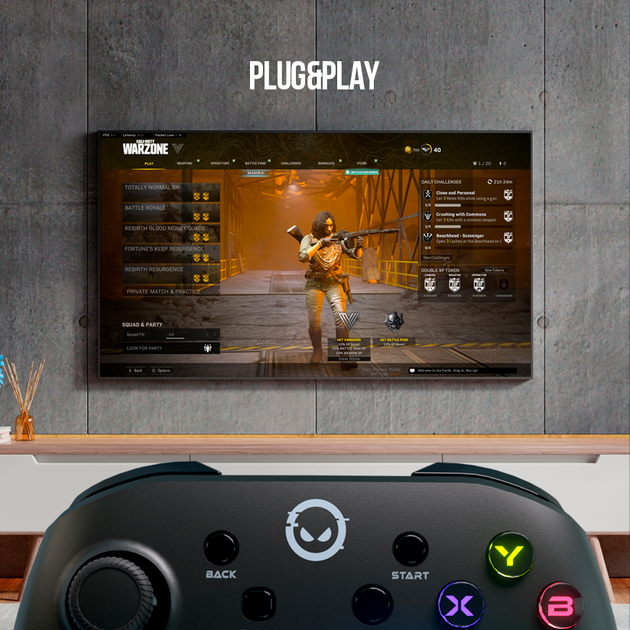 Бездротовий геймпад Lorgar TRIX-510 PC iOS13 Android PS3 Bluetooth Black (LRG-GP510) - зображення 5