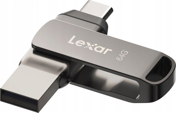 Флеш пам'ять Lexar JumpDrive Dual Drive D400 64GB USB 3.2 Type-C (LJDD400064G-BNQNG) - зображення 7