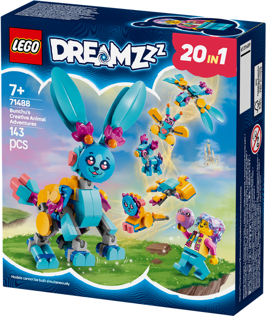 Конструктор Лего Дримз Приключения творческих животных Банчу Lego DREAMZzz 71488 - Фото 1 Конструктор Лего Дримз Приключения творческих животных Банчу Lego DREAMZzz 71488 - изображение 1