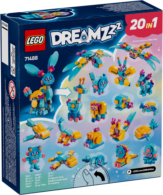 Конструктор Лего Дримз Приключения творческих животных Банчу Lego DREAMZzz 71488 - Фото 2 Конструктор Лего Дримз Приключения творческих животных Банчу Lego DREAMZzz 71488 - изображение 2