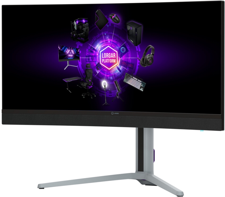 Monitor 27" Lorgar 34MP1 (LRG-34MP1W180C-GY) - obraz 3