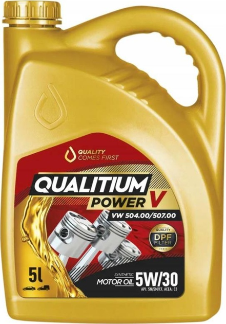 Моторне масло Qualitium Power V 5W30V 5 л (5906749635297) - зображення 1