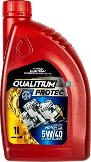Olej silnikowy Qualitium Protec 5W40 1 l (5906749635204) - obraz 1