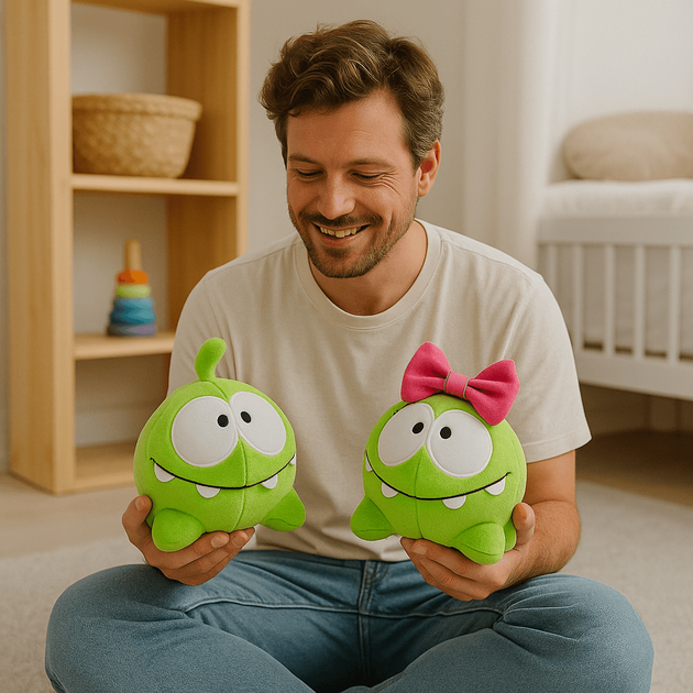 Набор мягких игрушек Ам Ням и Ам Няша 20 см — герои игры Cut the Rope (00278-55) - изображение 7
