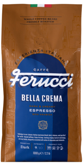 Кава в зернах Ferucci Bella Crema Espresso 1 кг (5905215161407) - зображення 1