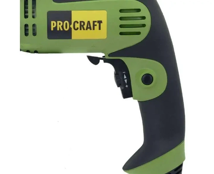 Электрическая дрель ударная PROCRAFT PS1050 1050 Вт 13 мм для сверления дерева и металла - Фото 3 Электрическая дрель ударная PROCRAFT PS1050 1050 Вт 13 мм для сверления дерева и металла - изображение 3