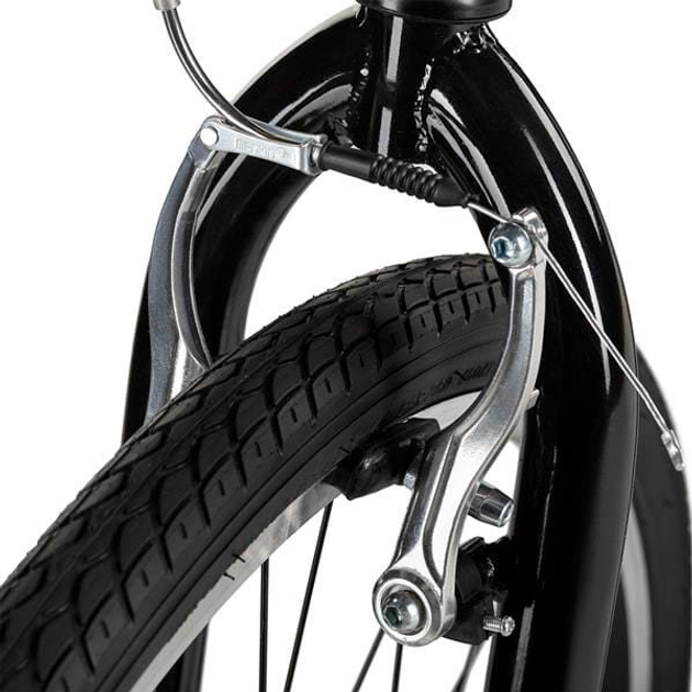 Самокат Nils Extreme WHS261 з надувними колесами 26/20" Чорний (5907695555295) - зображення 4