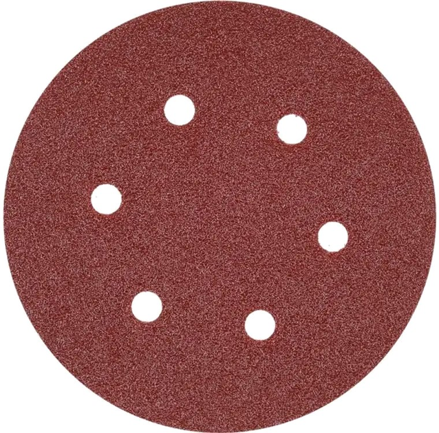 Zestaw krążków ściernych YATO na rzep 150 mm P150 50 szt (YT-834586) - obraz 1