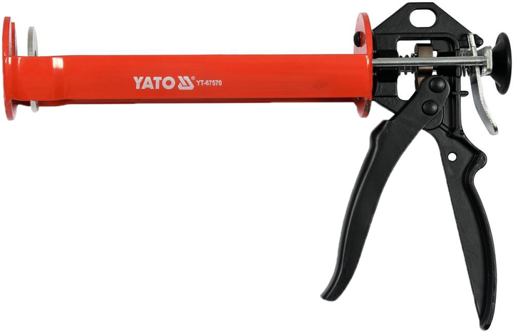 Pistolet do gęstych mas YATO półokrągły, L= 225 mm, W= 60 mm (YT-67570) - obraz 1