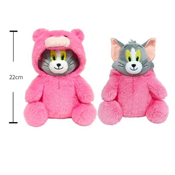 Мягкая игрушка SV Том в костюме мишки, розовая, 22 см (sv3935) - Фото 3 Мягкая игрушка SV Том в костюме мишки, розовая, 22 см (sv3935) - изображение 3