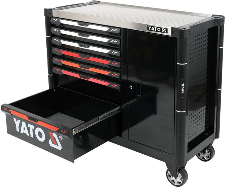 Szafka narzędziowa Yato YT-09033 z 7 szufladami i skrzynką 1100 x 990 x 480 mm (5906083080999) - obraz 2