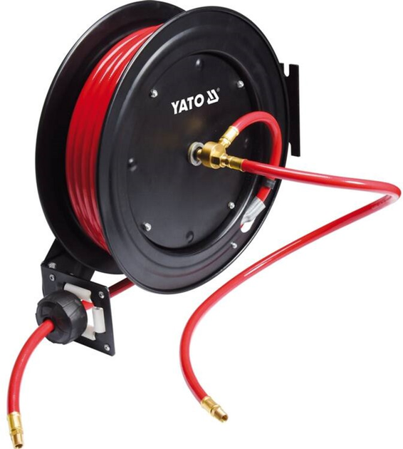 Przewód pneumatyczny Yato YT-24250 9.5 mm x 15 m na zwijaku (5906083058110) - obraz 1