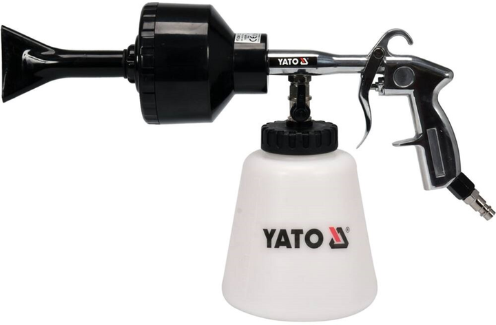 Pistolet pneumatyczny do tworzenia piany Yato YT-23641 zbiornik 1 l dysza turbo 113 l/min 0.62 MPa (5906083051418) - obraz 2
